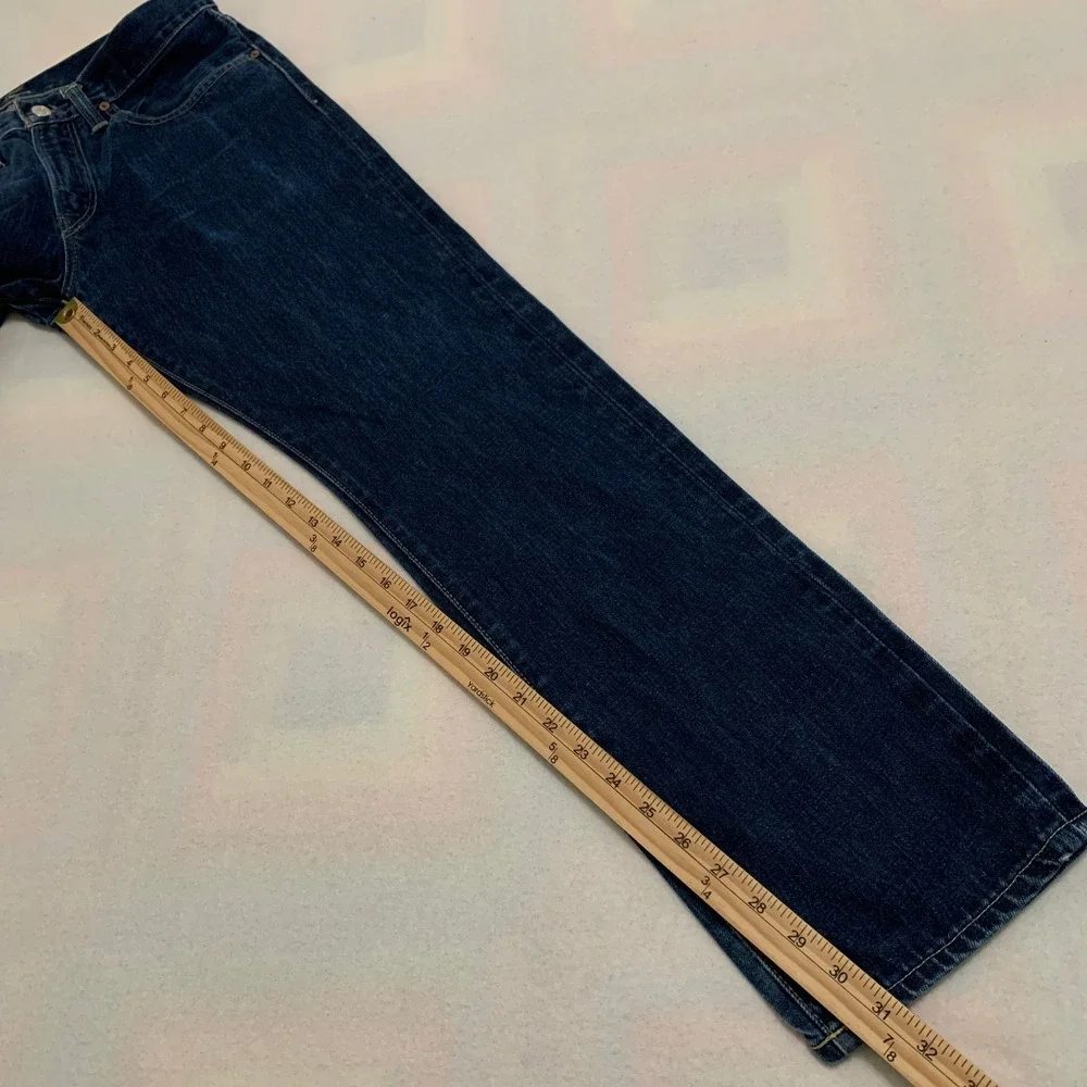 Polo Ralph Lauren Men's Slim Straight Dark Wash Jeans Denim 31x31 (Tag 31x30)‎